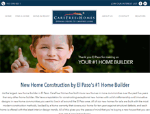 Tablet Screenshot of carefreehomestexas.com